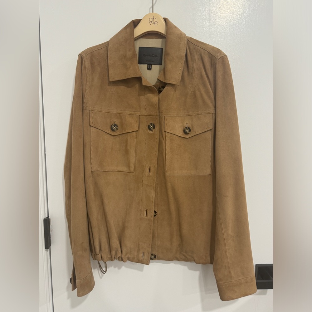 Massimo Dutti suede jacket - camel / small